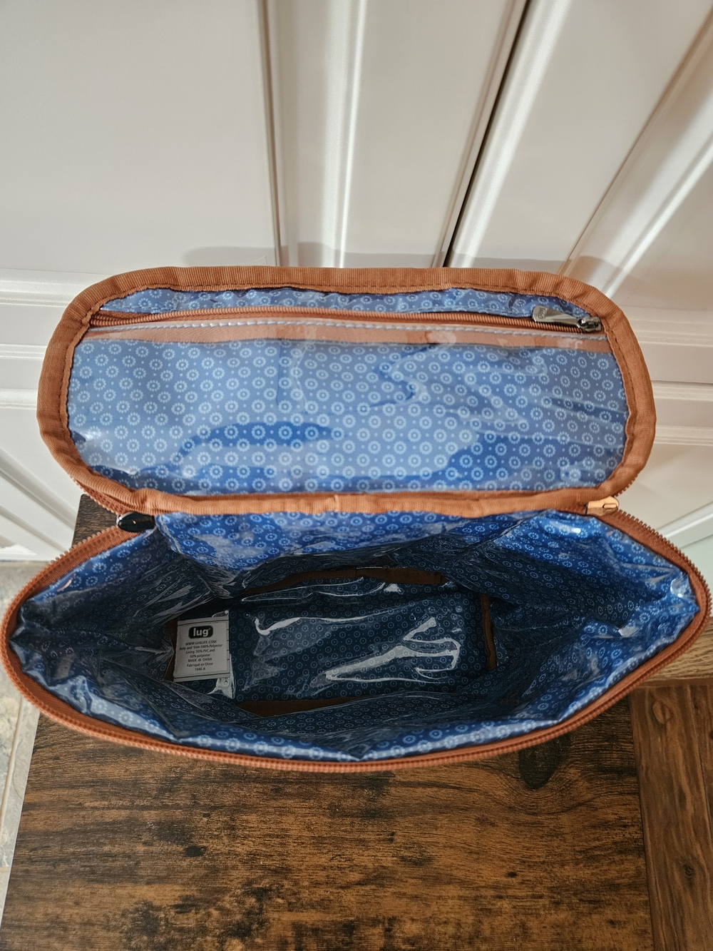 lug 3-Piece Cosmetic Case Set - Trolley XL, Dolly, Parasail in Whimsy Copper - Picture 10 of 13